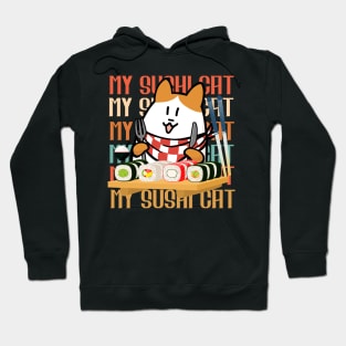 My Sushi Cat Kawaii Art Hoodie